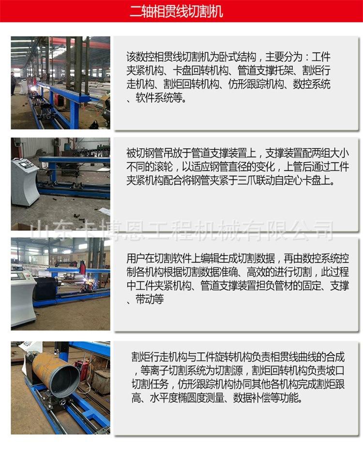 二轴相贯线切割机1