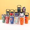 Nuevo Vaso Navideño para Coche de 20 oz de Gran Capacidad 304 Acero Inoxidable Vaso Termo al Vacío Alto Valor de Color Vaso Portátil de Mano