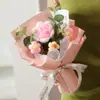 Ramo de Flores de Mano, Rosa, Producto de Flor Hecha a Mano, Girasol, Regalo de San Valentín Graduación, Ramo de Flores Tejidas, Regalo Souvenir al por Mayor