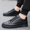 Zapatos de chef para hombre de otoño, zapatillas, zapatos casuales de cuero, zapatos de trabajo negros para hombre, zapatos de cocina