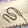 Novo Cordão de Pingente Chinês Corda de Colar Oito Fios Tecida à Mão Corda de Pingente Buda Tangka