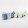 Fita elástica colorida em estoque em várias especificações, fita elástica lisa para roupas, cós, punhos e fábrica de cinta elástica