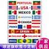 Bufandas de poliéster hechas en fábrica para apoyo en eventos, se pueden diseñar a medida para aficionados de clubes, pedido mínimo de 50 juegos.
