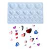 Molde Autoadesivo em Formato de Coração DIY, Molde de Silicone para Decoração de Cortina de Porta em Formato de Coração, Amazon