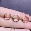 Pingente de Olho de Gato Verde Dourado Natural em Prata S925, Pedra Principal 4*4mm Fornecimento Direto da Fábrica Venda Quente Transfronteiriça