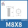Tornillo de hexágono exterior de nylon Lianyang perno de plástico tornillo de nylon cabeza de lenteja tornillo de hexágono exterior tornillo aislante de hexágono exterior Blanco