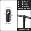 Tubo redondo de aleación de aluminio de 18 mm estante minimalista dorado estantería 11 colgante de pie columna negra conector de estante de exhibición