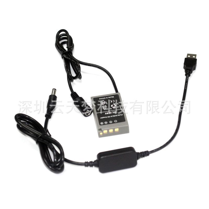 BLS5假电池DC5.5母+USB 8V线2