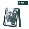 Conjunto de Cortadores de Unha Seiko Alemão Tesoura de Unha Portátil Tesoura Inclinada Ferramenta de Manicure Caixa de Presente Cortador de Unha Anti-Salpicos
