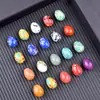 Manualidades de Huevos de Cristal Mini Pascua Transfronterizos Adornos Accesorios para Joyería DIY Venta al por Mayor Huevos de Pájaro Decorativos