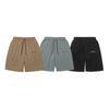 Verão 2025 Novo Street Marca Trendy Letra Bordado Design Solto Cordão Staggery Shorts