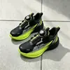 Zapatos deportivos de malla doble talla 33-38, nuevos zapatos de correr transpirables para niñas para primavera y otoño, modernos zapatos de papá para niños