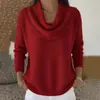 2026 Comercio Exterior Transfronterizo Sitio Independiente de Ropa para Mujer Amazon Aliexpress Otoño e Invierno Nuevos Tops y Suéteres de Color Sólido