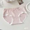 Pantaletas Antibacterianas de 10A Estilo Nuevo Dulces y Lindas con Lazo, Suaves, Cómodas, Transpirables, Amigables con la Piel, Calzones Versátiles para Niña