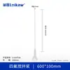 Pá misturadora em forma de crescente de PTFE alta qualidade haste misturadora de PTFE placa de pá misturadora haste misturadora cruzada F4 plugue misturador