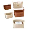 Cesta de Almacenamiento de Fieltro, Caja de Almacenamiento Plegable para Coche, Snacks para el Hogar, Juguetes, Artículos Varios, Bolsa de Almacenamiento para Ropa Sucia
