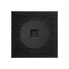 Serie de trefilado de aluminio L77 transfronteriza Interruptor de reinicio Punto Negro Panel de enchufe de Hong Kong británico Instalación empotrada estándar británico