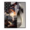 Adecuado para Samsung S25Ultra Funda de Teléfono Móvil S26 Ilustración A16 Cubierta Protectora Paisaje Natural Funda de Vidrio S23 Nuevo A90