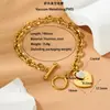 Lote Misto de Pulseiras de Aço Titânio Galvanizado a Vácuo PVD com Acabamento de Luxo, Joias de Aço Inoxidável para Venda Transfronteiriça Que Não Desbotam no Verão, Personalizáveis para Mulheres