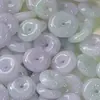 Atacado Jade Natural de Mianmar Grau A Cor da Primavera Fivela da Paz Pingente de Jade Atacado Presente de Dia das Mães para a Mãe