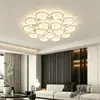 Lámpara de techo protectora para los ojos con pétalos de ginkgo, lámpara para sala de estar, luz LED principal de arte moderno para el pasillo, luminaria de interior