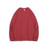 Camiseta pesada de algodón americano de 260 g para hombre y mujer, de hombros caídos, holgada, oversize, marca de moda, cuello redondo, camiseta básica para personalizar