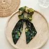 Novo Scrunchie de Fita Rosa Selvagem Van Gogh Céu Estrelado Cetim Pintura a Óleo Laço Prendedor de Cabelo Faixa de Cabelo Corda de Cabelo Acessórios de Cabelo