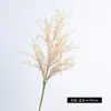 Flores Secas de Sorgo Artificial, Hierba Dorada, Adornos Decorativos Estilo Wabi-Sabi, Decoración de Escenas de Bodas y Hoteles, Flores Artificiales al por Mayor