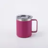 Caneca de Café de Escritório com Alça 12oz Transfronteiriça, Copo de Água Térmico, Copo Portátil Simples para Manter o Frio ao Ar Livre, Presente Corporativo