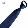 Venta al por mayor del fabricante Corbatas Rojas con Cremallera para Hombres y Mujeres, Vestimenta Formal de Negocios para Novio, Boda Estilo Coreano Corbata Rayada Perezosa Sin Corbata