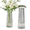 Vaso de Vidro Transparente Relevo Decoração Sala de Estar Acessível Luxo Popular High-End Cultura da Água Arranjo de Flores Caseiro Planta Verde Criatividade