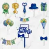 Set de topper acrílico de moda para el Día del Padre, exclusivo para fiestas transfronterizas, decoraciones personalizadas para mesa de postres, venta al por mayor