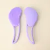 Nuevo Peine Masajeador de Pies de Huiyun, Peine Hueco para Peinar el Cabello, Peine Esponjoso para Peinar, Peine con Nervaduras, Doble Uso para Cabello Seco y Húmedo, Cabello Suave