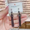 Pendientes Largos con Borlas Hechos a Mano Estilo Étnico Bohemio, de Alta Gama y Elegantes, Pendientes de Celebridad de Internet de Moda, Accesorios de Oreja Versátiles de Lujo Ligero