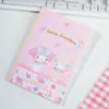 Caderno Joytop Sanrio Family Ribbon Melody Series - Caderno A5 Sem Fio com Encadernação de Cola para Alunos do Ensino Fundamental