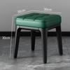Banqueta pequena para uso doméstico Banqueta baixa para sala de estar Banqueta empilhável Cadeira pequena para crianças Mesa de centro Banqueta baixa Banqueta de sofá Banqueta quadrada