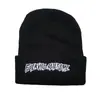 Gorro de lana para otoño e invierno para hombre, estilo ins vintage, letras bordadas, hip hop, gorro de punto cálido, marca de moda femenina, gorro para el frío, generación de cabello