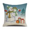 TEMU - Nueva funda de almohada navideña con diseño de muñeco de nieve, ideal para decorar el hogar, con estampado de alce, de dibujos animados, para sofá