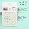 Set de pegatinas transfronterizas de perlas y diamantes, pegatinas faciales de gemas de pedrería, pegatinas para cejas, accesorios faciales para niños, pegatinas de diamantes para maquillaje