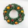 La Corona de Navidad Más Popular de Amazon 30/40/50/60cm Decoración Navideña Corona de Piñas Colgante de Escena