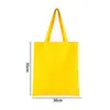 Bolsas de Lona Personalizadas com Logo, Sacolas de Tecido Coloridas, Sacolas Tote Ecológicas Lisas, Sacolas Publicitárias, Bolsas de Lona Coloridas Estilo Ins, Feitas Sob Medida