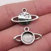 14x 22mm 1.1g material para joyería artesanal vintage Colgante Sol Luna Estrellas universo sistema solar Saturno