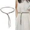 Cinturón de Nuevo Estilo para Mujer, Nueva Cuerda de Cintura Estilo Chino, Decoración Retro, Cadena de Cintura de Moda, Cuerda de Cuero, Cinturón Pequeño de Cuero para Mujer