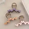Estilo Coreano Estilo Ins Clipe de Agarrar Amor Presilha de Cabelo Feminina 2024 Novo Clipe de Tubarão para Parte de Trás da Cabeça
