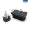 25 30 Tubo Cuadrado Plástico Ajustable Tapón Interior Pie de Elevación Tuerca de Ajuste para Patas de Mesa Silla Tapa Final para Tubo Almohadilla de Ajuste para Patas de Mesa Silla