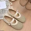 Sandálias Retro 2026 Trançadas Vazadas com Patchwork Respiráveis de Rede com Sola Grossa Novos Estilos Sapatos Mary Jane para Mulheres