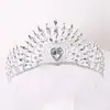Atacado de Fábrica Nova Coroa de Liga Barroca Amor Coroa de Noiva Acessórios de Cabelo para Festa de Baile