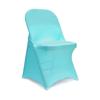 Funda plegable elástica engrosada para silla hotel restaurante conferencia cubierta de silla de una sola pieza exterior boda exposición cubierta de silla al por mayor