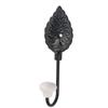 Gancho para Ropa de Hoja de Cerámica Simple Moderna Colgador de Ropa para Colgar en la Pared para Baño Armario Gancho de Cuerno para Ropa