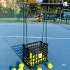 Cesta com Rodas para Recolher Bolas de Tênis Estrutura de Tênis ~Recuperador de Bolas Recuperador de Bolas de Tênis Estrutura Deus Cesta para Recolher Bolas J75 bolas
